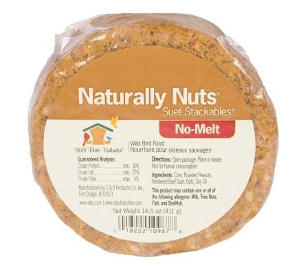 WBU Naturally Nuts® No-Melt Suet Dough Stackable