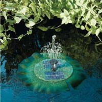 Floating Lily Solar Birdbath Fountain