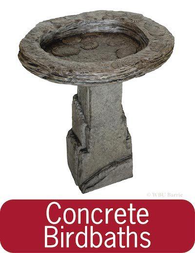 Concrete Birdbaths
