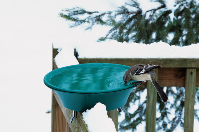 WBU 14” Heated Birdbath with EZ-TILT-TO-CLEAN™ Deck Mount